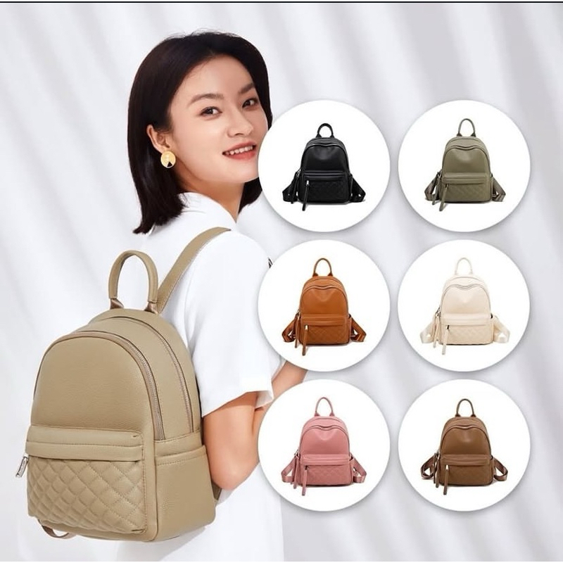 jimshoney Ready ransel wanita Vivi plus backpack tas punggung tas santai tas hangout kecil