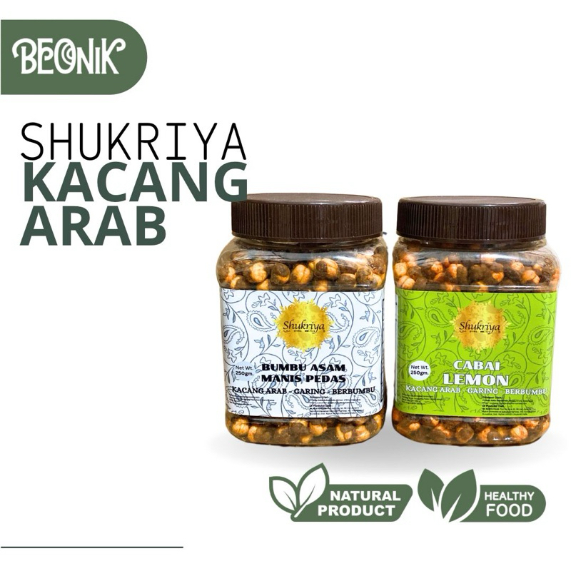 

Shukriya Kacang Arab Panggang Berbumbu (Flavour Roasted Chickpeas) All Varian