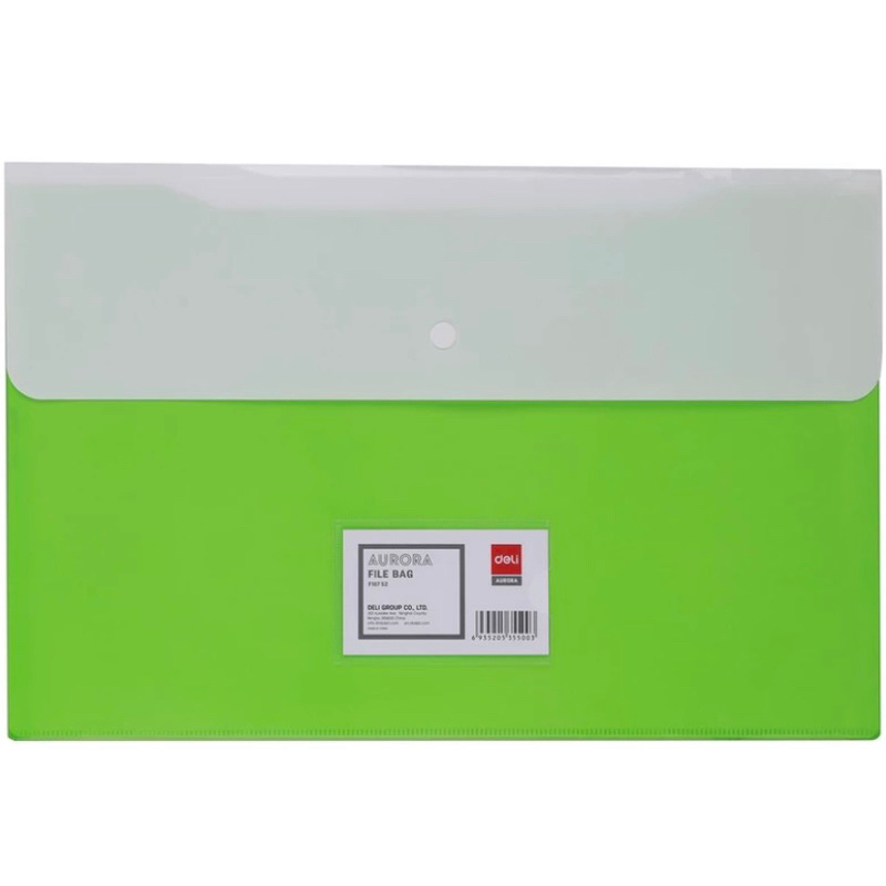 

Deli aurora file bag map kancing