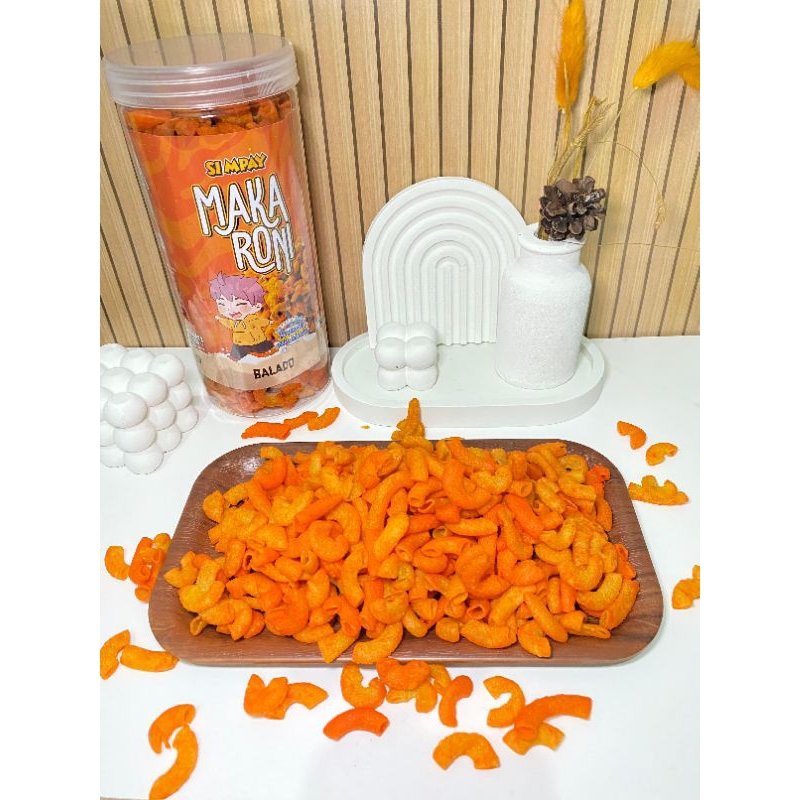 

MAKARONI CRISPY 300 gram free toples cemilan enak bisa request rasa