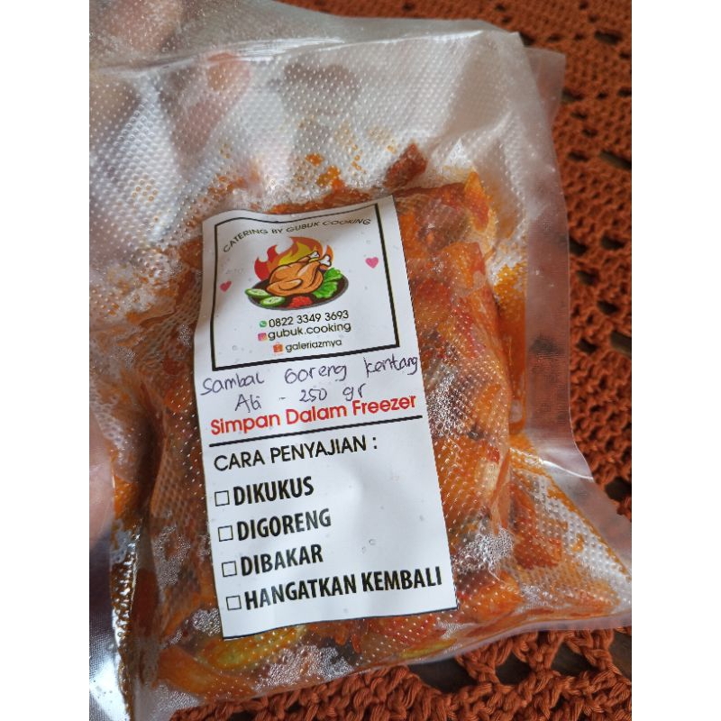 

sambal goreng kentang ati ampela
