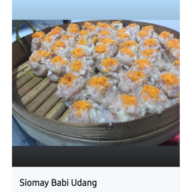 

siomay babi udang. enak renyah.