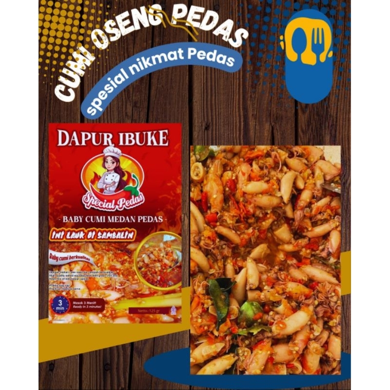 

CUMI PEDAS/SAMBAL BABY CUMI/LAUK SIAP SAJI/MAKANAN SIAP SAJI/BABY CUMI/MAKANAN TAHAN LAMA