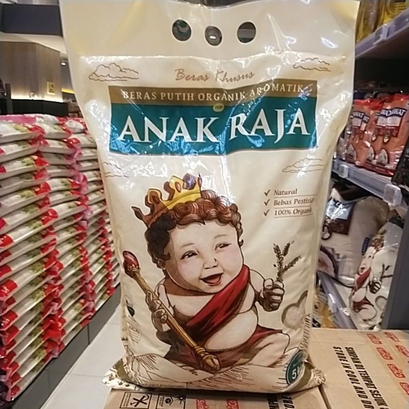 

beras khusus anak raja organik aromatik 5 Kg