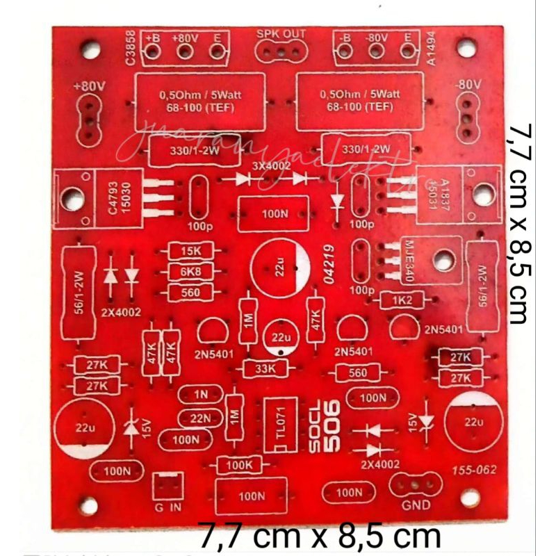 PCB POWER SOCL 506 ( 062 )