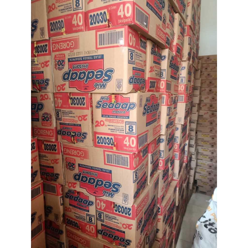 

mie sedap goreng kartonan