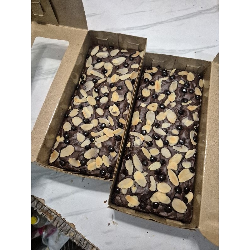 

Fudgy brownies Half size