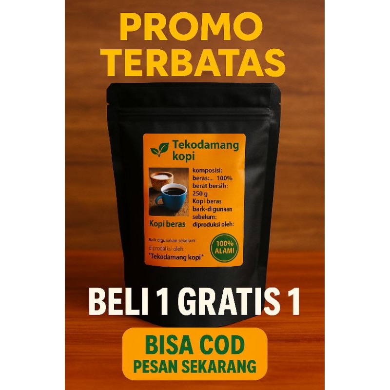 

kopi beras tekodamang