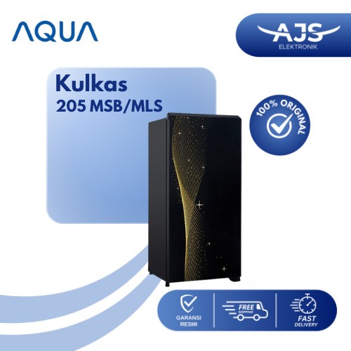 KULKAS AQUA 1 PINTU AQR-D205 165L AQR D 205 MSB / MSG