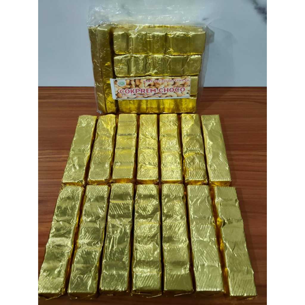 

Cokprem choco,, Coklat batangan isi 14 pcs (@35gr)