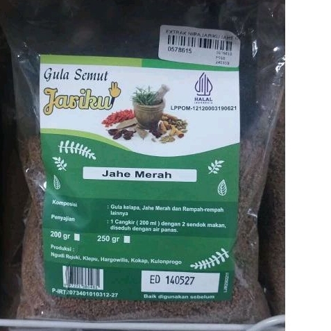 

Ekstrak Nira Jariku Jahe Merah