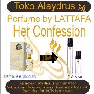 Decant Her Confession by Lattafa dan His Confession by Lattafa