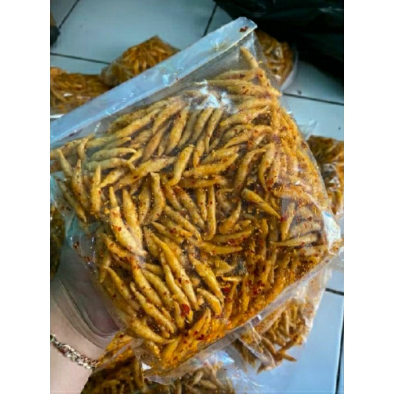

500gram Telor Gabus Citruk Pedas Asin Renyah Stik Family Snack Makanan Ringan