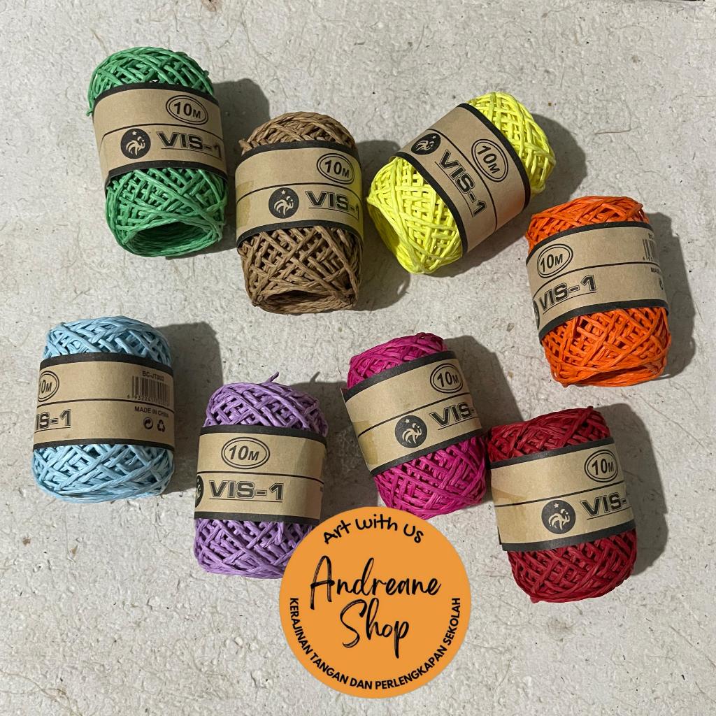 

Pita Jute Tali Rami Kertas | Jute Ribbon Roll 10 Meter – Warna-warni Cantik untuk Sentuhan Natural