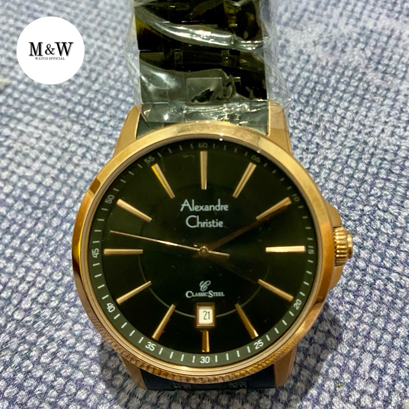 JAM TANGAN PRIA ALEXANDRE CHRISTIE AC 8636 CLASSIC STEEL ORIGINAL
