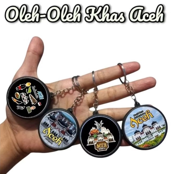 OLEH-OLEH KHAS ACEH DAERAH ISTIMEWA ACEH INDONESIA | PROMO GANTUNGAN KUNCI ACEH MASJID BAITURRAHMAN 