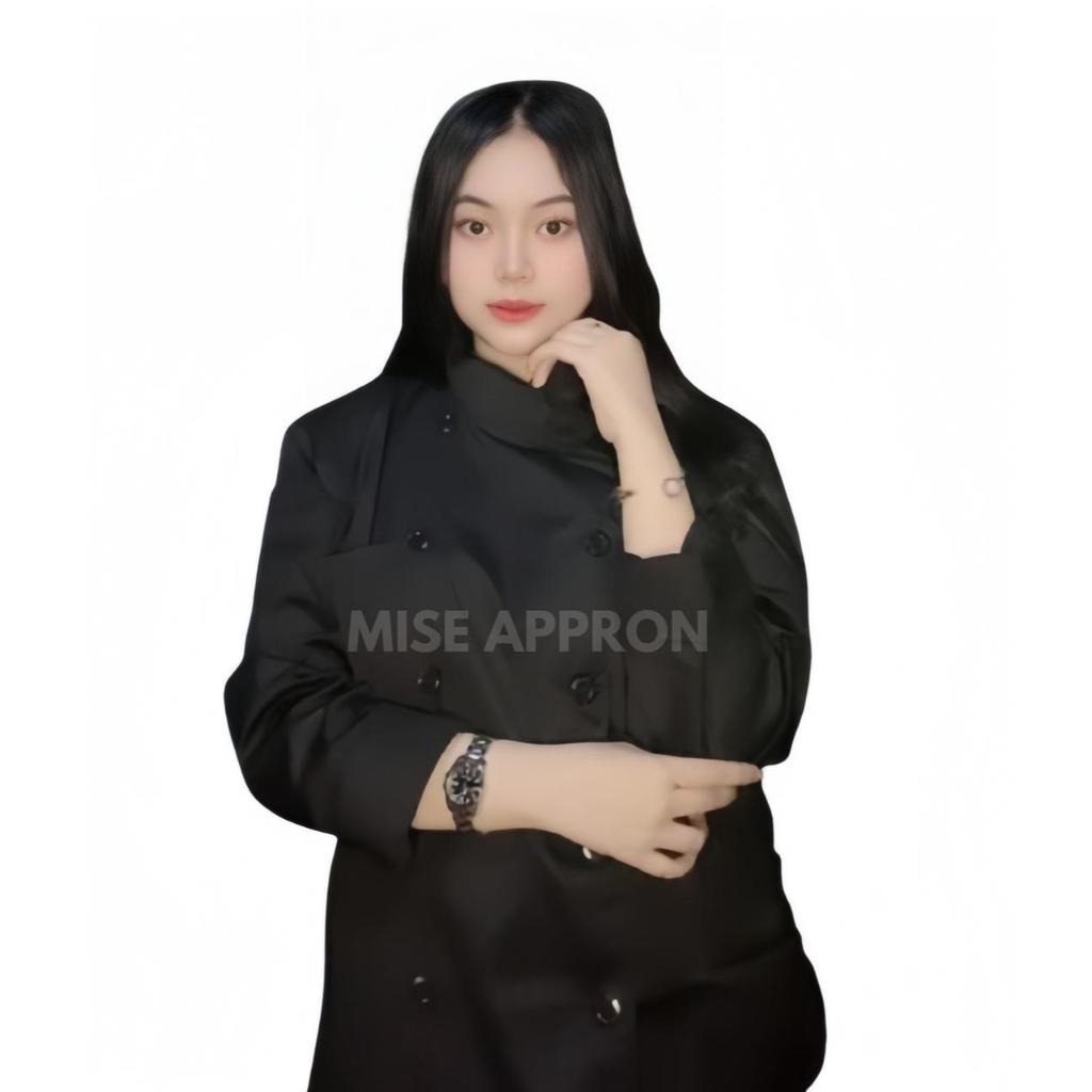 Seragam Chef Baju Koki Kemeja Koki Lengan Panjang Unisex