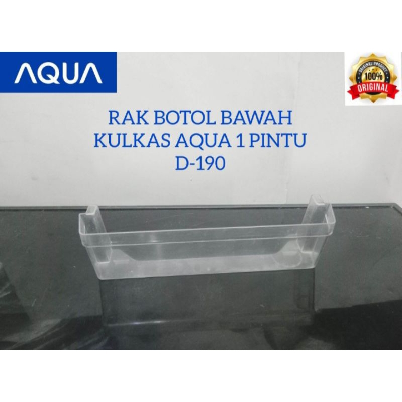 RAK PINTU KULKAS.RAK BOTOL.KULKAS AQUA 1 PINTU SECOND ORIGINAL..