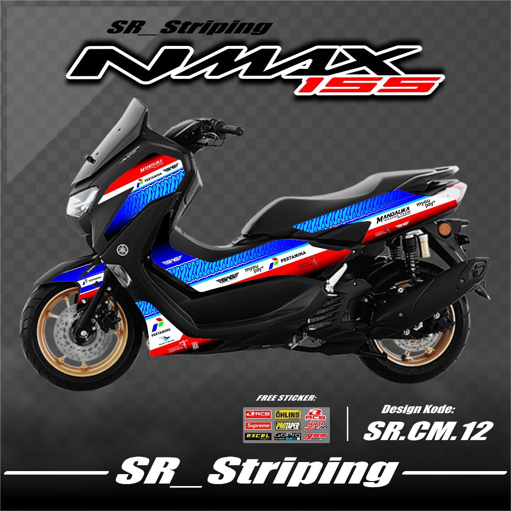 Striping NMAX NEW / Variasi NMAX NEW NMAX NEW / Stiker NMAX NEW 2020-2023 / Striping Motor NMAX NEW 