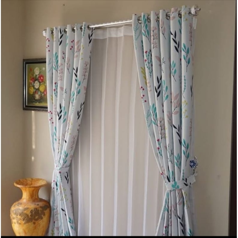 gorden minimalis modern terbaru satin bridal gorden jendela gorden pintu kamar