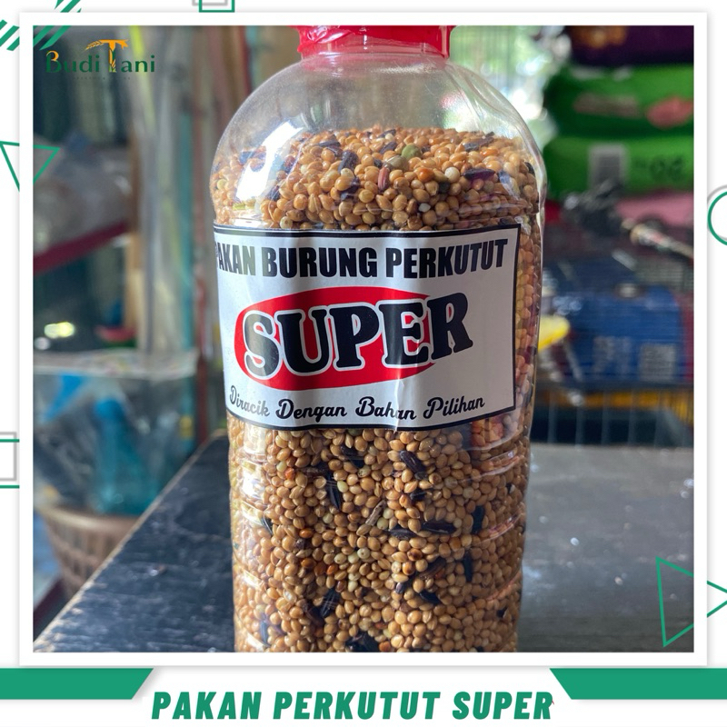 PAKAN BURUNG PERKUTUT SUPER KEMASAN BOTOL BERKUALITAS