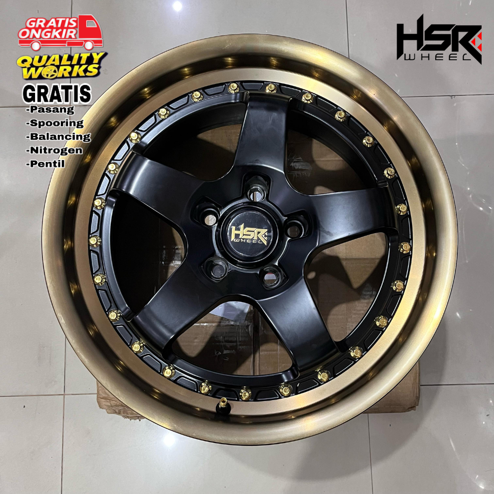 VELG RACING MOBIL MAZDA BIANTE RING 17 VELG CELONG HSR WHEEL BOB