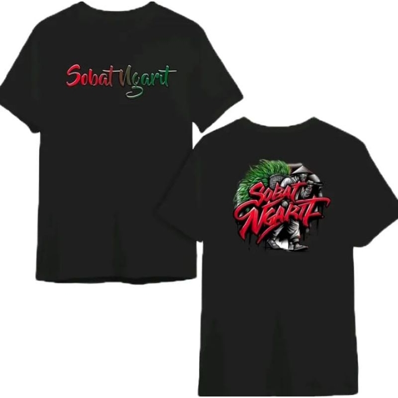 KAOS SOBAT NGARIT VIRAL CORAK ORANG BAWA RUMPUT