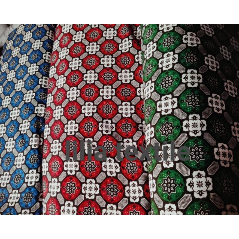 kain batik bahan polyester arahan seragam