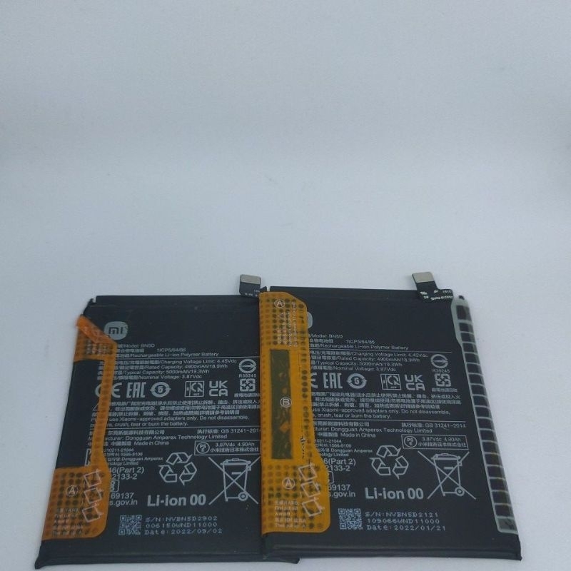 Batrai Batre Xiaomi Redmi Note 11/ 11S /M4 PRO BN5D Original Copotan