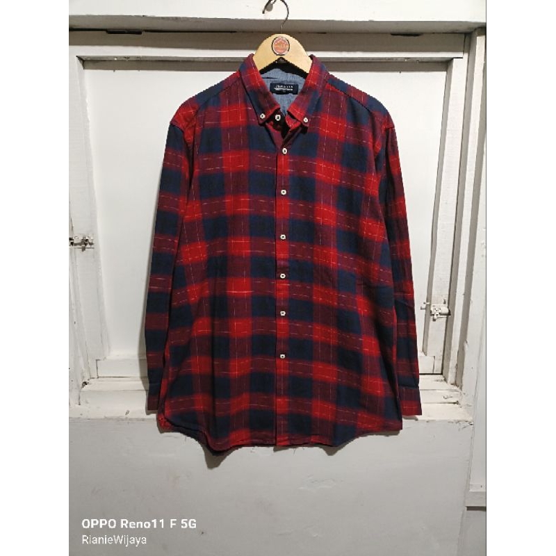 Vintage Flannel J & M©lls Men Veterano Plaid Shirt