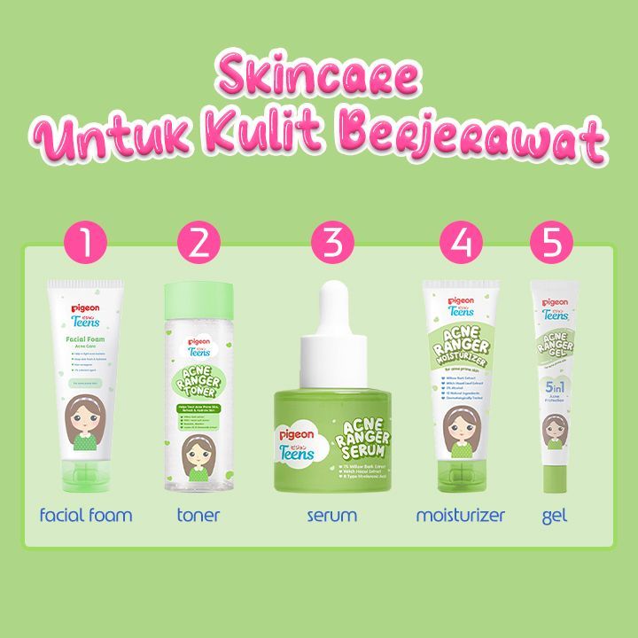 Pigeon teen skincare