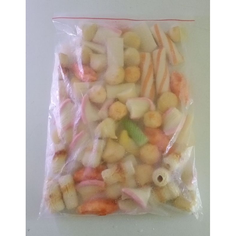

mix bakso seafood / ikan shabu suki steamboat tomyum premium 1kg halal murah bandung