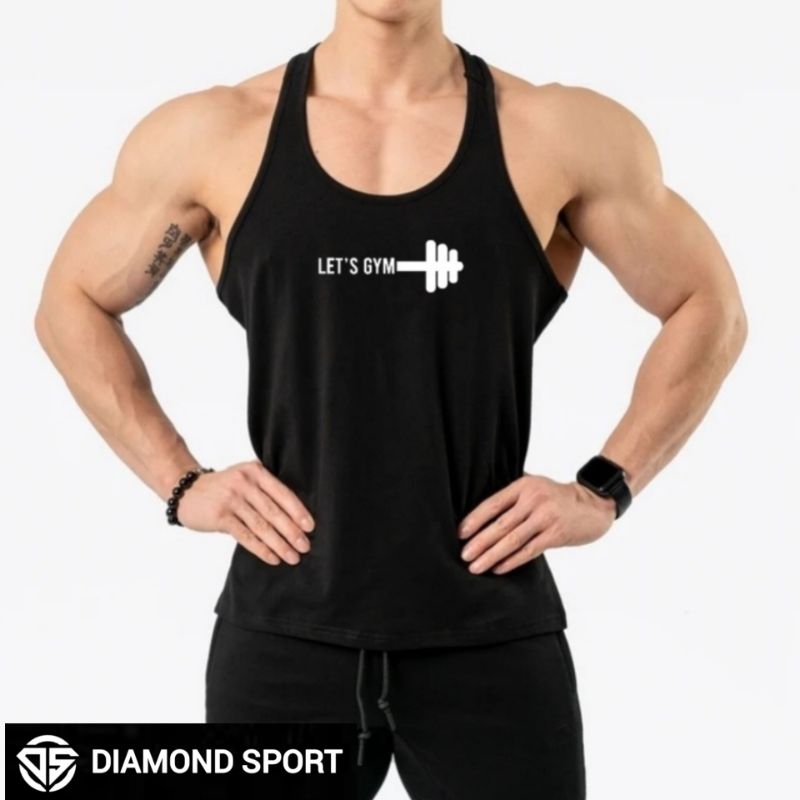 SINGLET OLAHRAGA GYM SINGLET GYM PRIA SINGLET GYM TALI KECIL PRIA SINGLET GYM PRIA TALI KECIL SINGLE