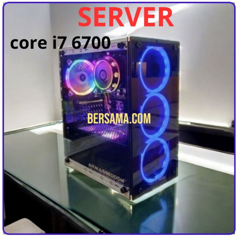 PC server core i7 ram 16 gb vga 2gb ssd 512gb land pci e keymouse