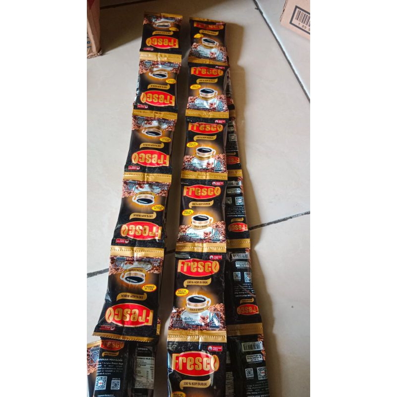 

Kopi fresco instan 1 renteng isi 12pcs berat 6gram paling murah