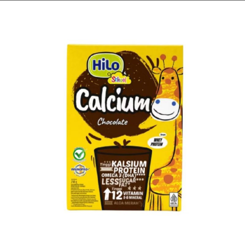 

Hilo School 250gr - Calcium Chocolate - Susu Coklat Tinggi Calcium