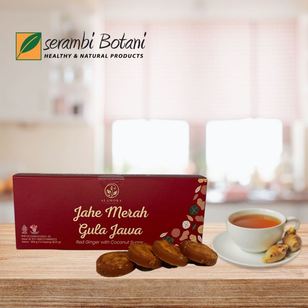 

Jahe Merah Gula Jawa Isi 12 Serambi Botani