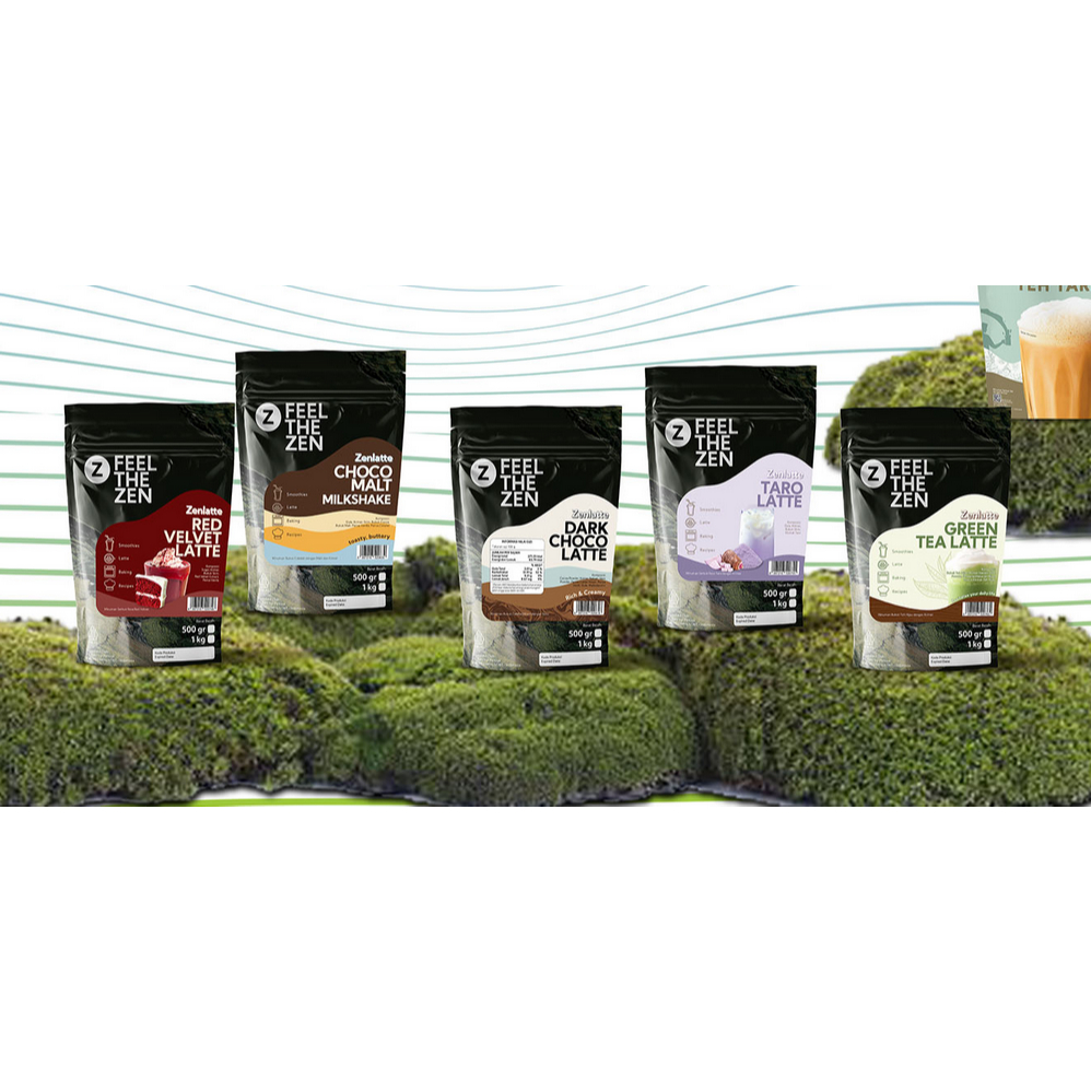 

Bubuk Minuman Zenlatte 500 gr (thai tea, macha, taro, red velvet)