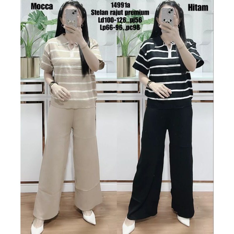 SETELAN WANITA/SETELAN RAJUT CELANA PANJANG WANITA/SETELAN RAJUT MODIS KOREAN STYLE KEKINIAN