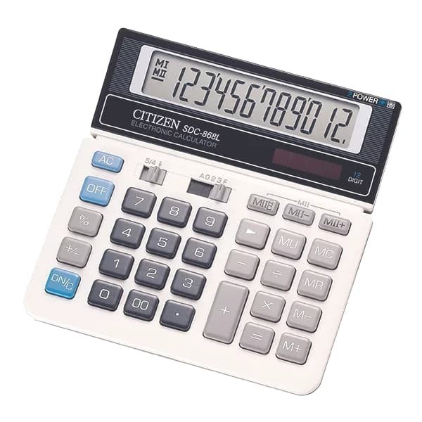 

Kalkulator Citizen Type SDC 868 L - Calculator Citizen 12 Digit 868 L