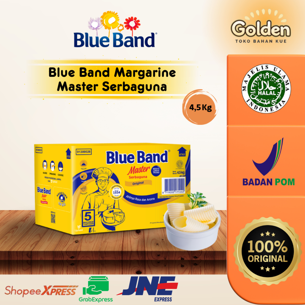 

Blue Band Margarine Master Serbaguna 4,5 Kg | Original