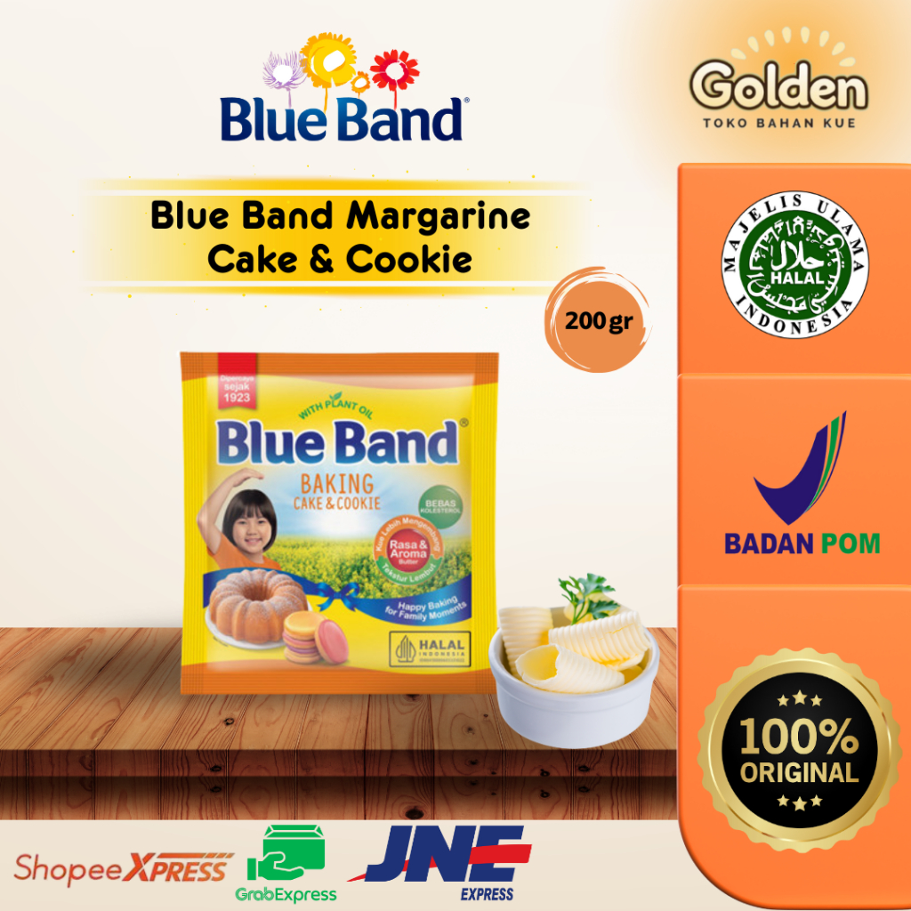 

Blue Band Margarine Cake & Cookie Sachet 200 Gr | Original