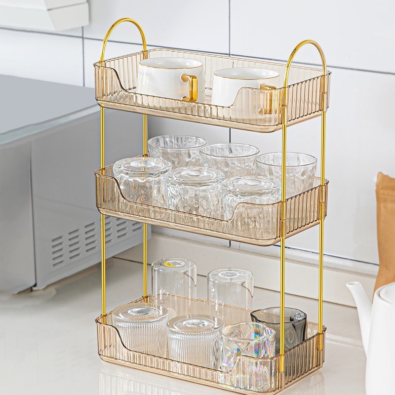 JKLP tempat aqua gelas estetik rak air mineral gelas gold Rak Aqua Gelas Estetik Rak Serbaguna