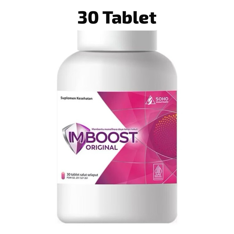 Imboost Original Tablet 30'S (Botol) Untuk Daya Tahan Tubuh Dewasa