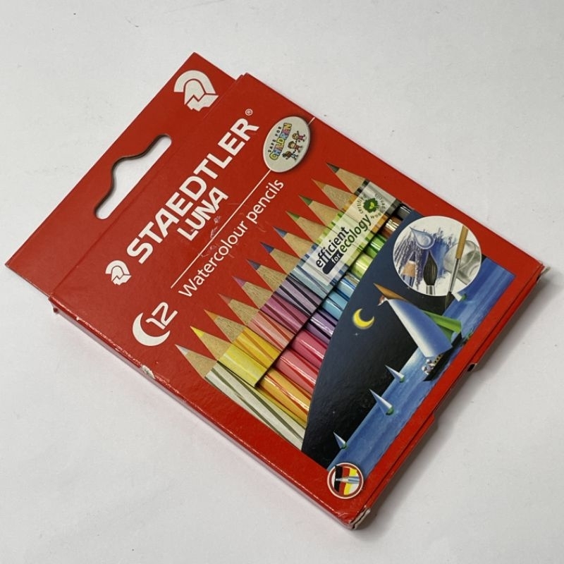 

pensil warna staedtler watercolour pendek 12 warna