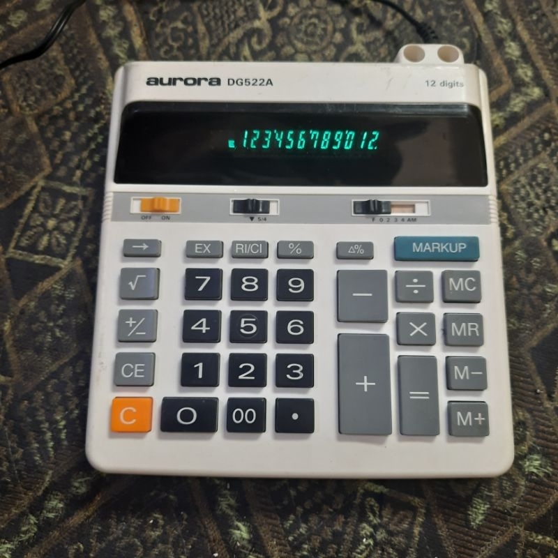 

Aurora DG522A VFD Kalkulator bekas fungsi normal