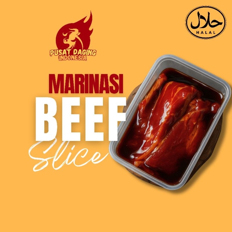 Termurah Beef Marinasi / Daging Marinasi / Daging Slice Yoshinoya 500 gram
