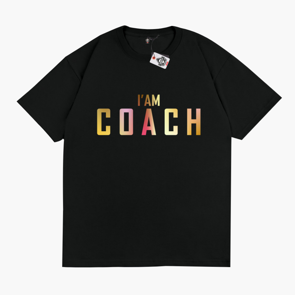 KARIMAKE Kaos Baju T Shirt Distro Unisex Gambar PELATIH I am COACH DBL IBL NBL Hologram