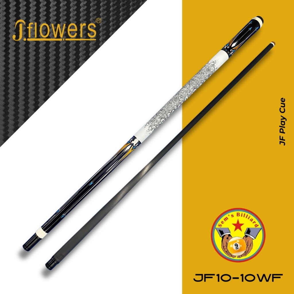 JFlowers Cue - [ JF10-10WF ] - [ Play Cue ] - Stick Billiard JFlowers - J Flowers