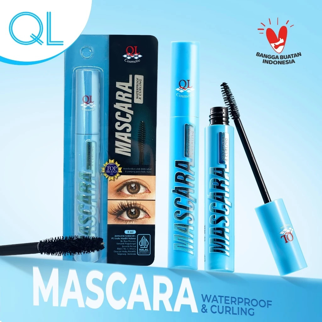 QL Cosmetic Waterproof & Curling Mascara / Mascara QL Waterproof